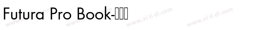 Futura Pro Book字体转换